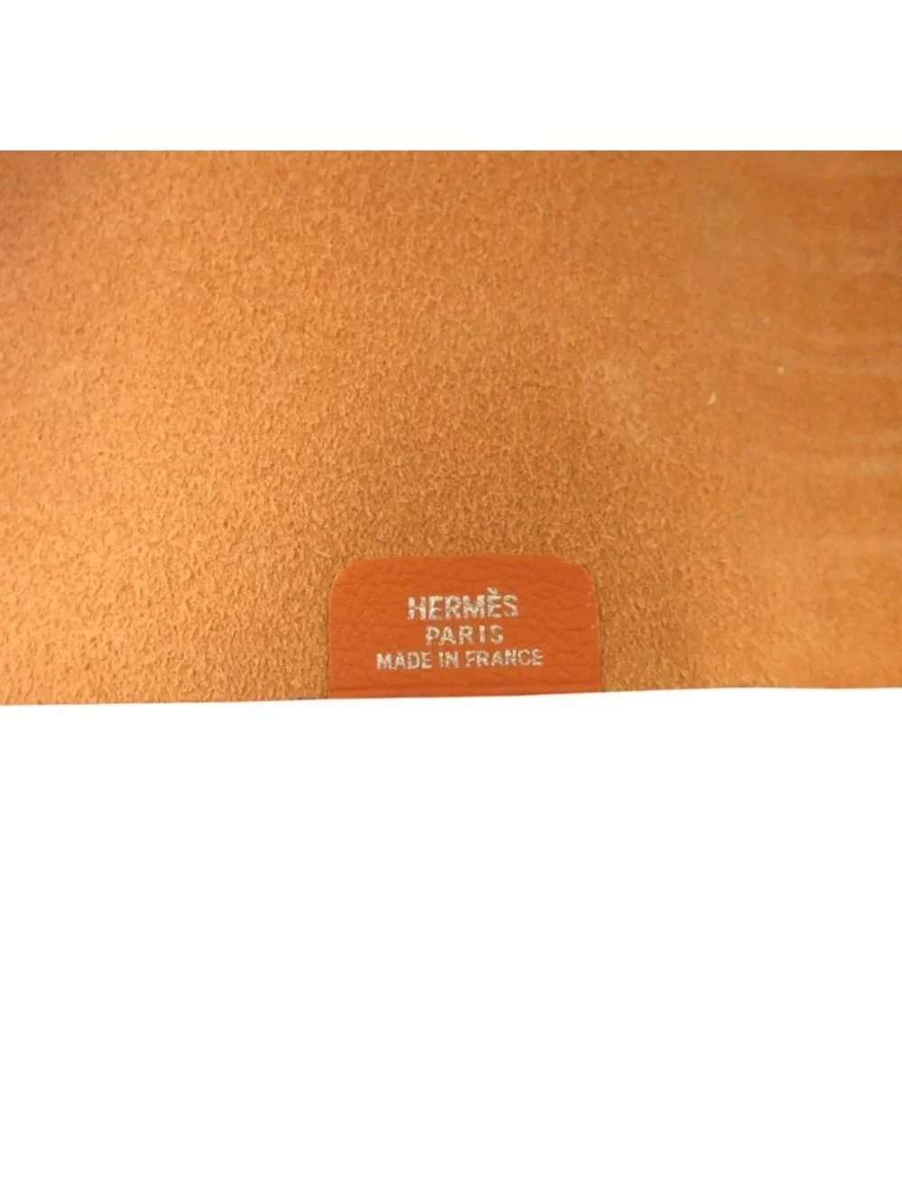 Hermes PM Note Cover Notebook Togo Leather Series Button Orange Agenda